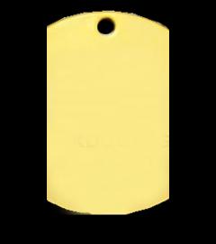 9 carat Solid Gold Medium to Small Dog Tag